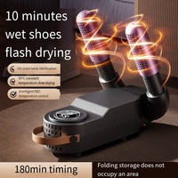 Vente en gros Sèche-chaussures et bottes électrique portable en ABS avec minuterie et chauffage Appareil ménager pliable pour l'hiver