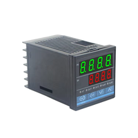 Contrôleur de température manuel KZCH6-A-H-48*48, thermocouple haute température, couleur noire, OEM, indice de protection IP65, garantie 1 an, LED Fire