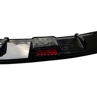 Haosheng Kit de voiture Offre Spéciale d'usine en plastique fibre de carbone style 1 universel pare-chocs arrière diffuseur LED Spoiler inférieur botte lèvre Kit