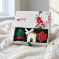 SICENCE – Coffret cadeau de bougies parfumées écologiques en cire de soja et paraffine, fabriquées à la machine, pour la maison et les fêtes du Nouvel An