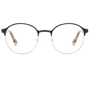 Montura de <span class=keywords><strong>Gafas</strong></span> Retro de Acero Inoxidable con Bisagra de Resorte de 360 Grados, Logotipo Personalizado, Pintura de Doble Color, Duradera y de Alta Calidad - Product Image 1