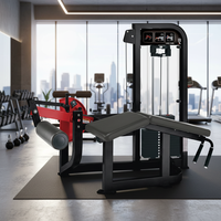 Machine à curl des jambes couchée, équipement de musculation commercial pour salle de sport, prix d'usine, machines à sélection de charge par broche