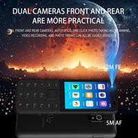 Teléfono Móvil TIQ Mini M5 con Doble SIM, Pantalla Táctil, Teclado, 3+32GB, Google Play, MTK6761, Android 13