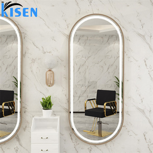 KISEN Stainless Steel Salon Display Cabinet Dressing <b>Table</b> And Storage Shelves Vanity Bathroom Makeup For Barber Shop Use - Product Image 4