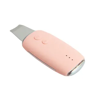 Siêu Âm Đầu Đen Loại Bỏ Da Spatula Led Liệu Pháp Ánh Sáng Mặt Massager Applicator