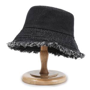 Chapeau en jean rétro vieilli personnalisé Vente en gros Vintage Extérieur Unisexe Extérieur Protection solaire Pêcheurs Chapeau de plage - Product Image 4