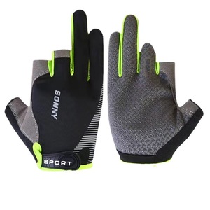 Gants de pêche Present A Poem, taille unique, en soie glacée bleue, antidérapants, compatibles écran tactile, pour le cyclisme, la pêche et la livraison - Product Image 2