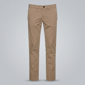 Vintage Herren Gewebte Hose Mittlere Taillenhöhe Reißverschluss Gerades Bein Freizeithose - Product Image 3
