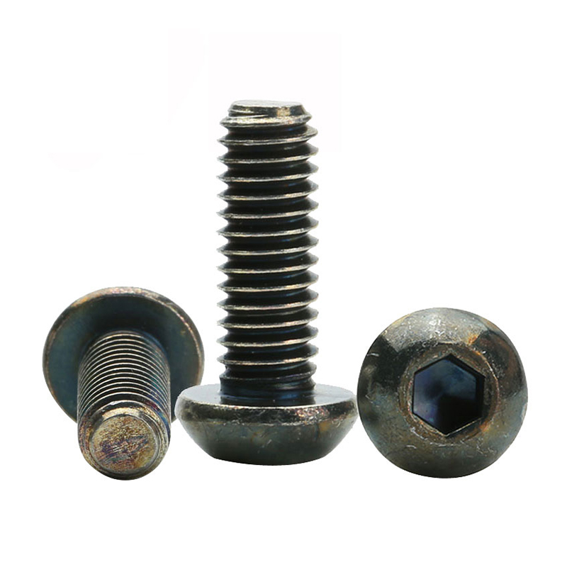 M3 M4 M5 M6 Aluminio Aleación Tornillo Hexagonal Allen Cabeza Tapa De Enchufe Pernos anodizado Negro