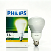 Ampoule LED à culot E27, ampoule à économie d'énergie, 9W 11W 14W, lumière jaune 2700K, source de lumière blanche chaude super lumineuse