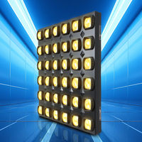 Luz LED de matriz RGBW de 200W, 36x8W 4 en 1, luz estroboscópica de pared LED DMX512 RDM 144CH con atenuación 0-100% para conciertos, escenarios, bares, clubes y DJ