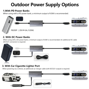 Câble de charge pour voiture avec port rond à 3 broches Type-C PD, compatible avec le chargeur de batterie externe mobile <span class=keywords><strong>ResMed</strong></span> <span class=keywords><strong>S9</strong></span> CPAP - Product Image 6
