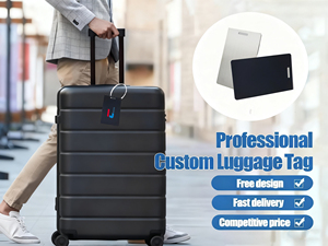 Étiquette de bagage en acier inoxydable étanche avec puce RFID NFC 13,56 MHz 1K pour voyage, vente en gros - Product Image 5