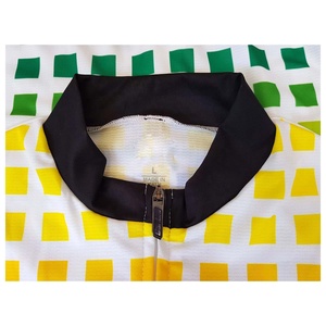 Camiseta de Ciclismo al Por Mayor para Hombre, Personalizada, con Cuello Alto, de Poliéster/Algodón, 220g, Manga Corta, para Bicicleta de Montaña, MTB - Product Image 4