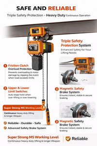 Best Price 250KG 500KG 1T 2T 3T 5T Electric Chain Hoist Overhead Crane Lifting Equipment with Durable Hoist Chain and <strong>Hook</strong> - Product Image 3