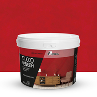 Offre Exceptionnelle Peinture Murale Intérieure Acrylique Liquide Iris Color Deco Stucco Lucido Bordeaux Facile à Appliquer Peintures Décoratives pour
