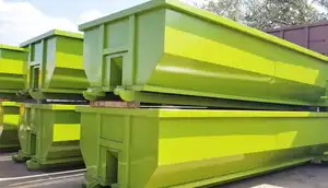 Conteneurs à déchets à crochet de 20 verges Conteneurs roulants de recyclage Conteneurs à benne roulante pour remorque