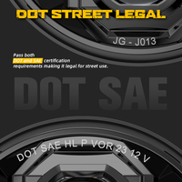 Haute qualité 7 pouces feux de croisement DRL tourner Singal ambre Angel Eye SAE phare led pour hors route