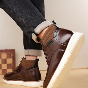 2025 chaussures décontractées en cuir confortables imprimées en vrac pour les visites de cafés pendant les loisirs - Product Image 1