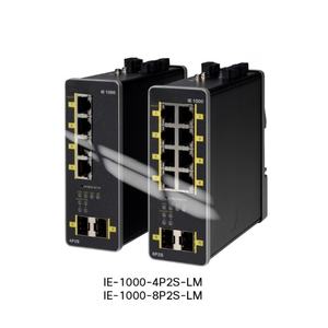 Commutateur industriel IE-1000-4P2S-LM 4 ports FE PoE 2 ports 1G SFP Uplink SNMP QoS Garantie 1 an - Product Image 1