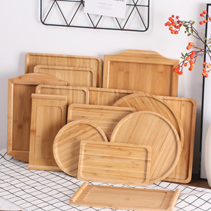 Japanese Style Bamboo Rectangular <b>Tray</b> With <b>Tea</b> Set For Hotel Coffee <b>Tea</b> Serving Elegant Wooden Tableware Solid Color - Product Image 5