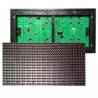 Écran publicitaire LED extérieur monochrome P10 SMD, densité de pixels 32x16 points, luminosité 1000 cd, prise en charge multilingue