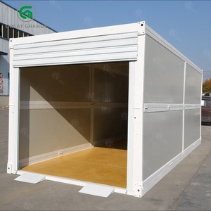 접이식 컨테이너 차고 하우스 롤업 도어 강철 모듈식 조립식 건물 저장소 주차장 산업용 맞춤형 공장 공급 - Product Image 2