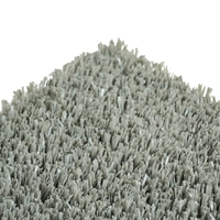 10mm Grauer Rasen Kurzer Kunstrasen 12mm Grauer Rasenteppich zur Individualisierung