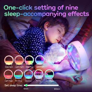 Desktop <b>Bluetooth</b> <b>Speaker</b> Bedside Electronic Smart Alarm Clock <b>LED</b> Sunset Wake-up Light - Product Image 3