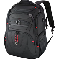 Sac à bandoulière de voyage pour ordinateur portable TSA Friendly avec port de charge USB pour ordinateur étanche