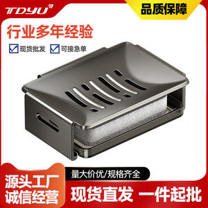 Porte-savon mural rectangulaire en acier inoxydable Heaven And Earth Fish, étanche, pour salle de bain - Product Image 2