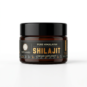 Gotas de Shilajit Puro en Polvo, Superalimento Ayurvédico Extraído en Envase de Vidrio con Embalaje de Botella Personalizado, Marca Privada - Product Image 1