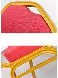 Chaise <span class=keywords><strong>de</strong></span> banquet empilable pour événements <span class=keywords><strong>de</strong></span> <span class=keywords><strong>salle</strong></span> <span class=keywords><strong>de</strong></span> bal d'hôtel <span class=keywords><strong>de</strong></span> luxe, finition or, argent, chrome, mariage, fête, conférence, salon - Product Image 5