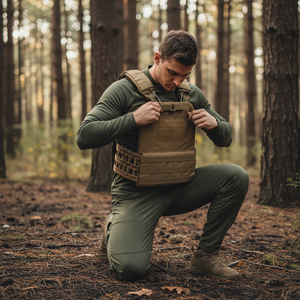 Gilet de musculation réglable personnalisable en gros, gilet tactique multifonctionnel de protection corporelle Molle - Product Image 5