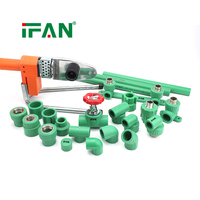 Accesorios de Plomería Termofusibles IFAN EN 15874, Todos los Tamaños, Color Personalizado, Moldeo por Inyección, Todos los Tipos de Accesorios de Plástico PPR