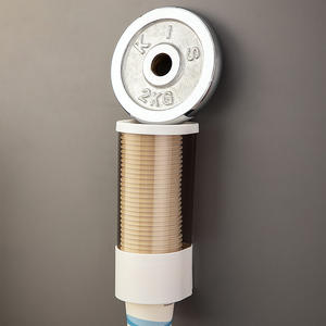 XT251-252 Design Household descartável <span class=keywords><strong>Cup</strong></span> <span class=keywords><strong>Holder</strong></span>, Wall Mounted <span class=keywords><strong>Cup</strong></span> <span class=keywords><strong>Holder</strong></span>, conveniente Dustproof Automatic <span class=keywords><strong>Cup</strong></span> Extractor - Product Image 4