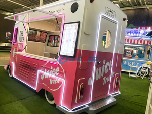 Xe Bán Thức Ăn Đường Phố Xe Tải Thực Phẩm Ngoài Trời/Xe Tải Thực Phẩm Kem/Xe Tải Thực Phẩm Chuyển Động Nhanh Bữa Sáng - Product Image 3