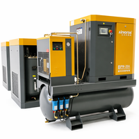 Kompresor Udara Sekrup 4-in-1 Airhorse 15KW 20HP 16 Bar 232 PSI dengan Tangki 500L dan Pengering CE ASME untuk Pemotongan Laser Serat 1500-2000W