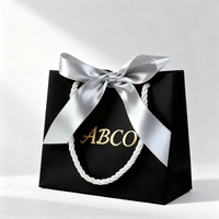 Petits sacs cadeaux de remerciement avec poignées, mini sacs en carton en vrac pour fêtes, mariages, anniversaires, baby showers, matériaux recyclés