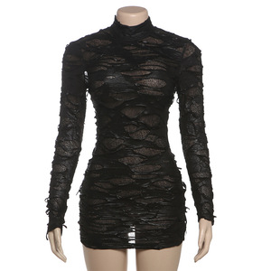 C0244 all'ingrosso vendita calda all'ingrosso di <span class=keywords><strong>pizzo</strong></span> alla moda elasticizzato <span class=keywords><strong>tuta</strong></span> aderente da donna di alta qualità - Product Image 3