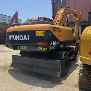 Excavatrice HYUNDAI 210W-9, 90% neuve, d'origine coréenne, certifiée EPA CE, excavatrice HYUNDAI 210W-9, excavatrice 210W-9 - Product Image 1