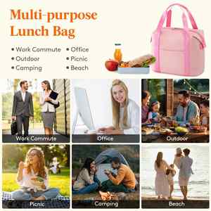 Sac isotherme multifonctionnel personnalisé pour femme, sac à déjeuner imperméable avec une excellente isolation - Product Image 6