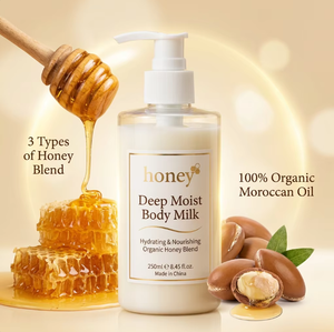Produit de soin de la peau haut de gamme, lait corporel hydratant profond au <span class=keywords><strong>miel</strong></span> de Manuka <span class=keywords><strong>et</strong></span> à la <span class=keywords><strong>gelée</strong></span> <span class=keywords><strong>royale</strong></span> pour une réparation profonde <span class=keywords><strong>et</strong></span> une peau éclatante - Product Image 2
