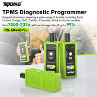 Herramienta Programadora TPMS TopDiag PS-50448PRO, Dispositivo de Reinicio/Emparejamiento/Aprendizaje de Sensores de Presión de Neumáticos para Automóviles
