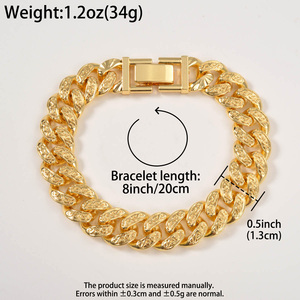 vintage wide swirling textured <b>solid</b> real <b>gold</b> polished sturdy elegant homme unisex factory premium bracelets - Product Image 6