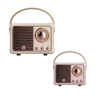Altavoz Inalámbrico Portátil HM11, Retro, con Bajos Profundos, Subwoofer Estéreo, Mini Altavoz de Regalo, Radio FM/TF/USB/AUX