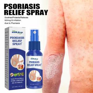 Spray para el Alivio de la Psoriasis, Fórmula Herbal Avanzada, Sérum para el Cuidado de la Piel Corporal con Aroma a Almendra, Spray Limpiador Anti-Picazón, 30 ml - Product Image 5
