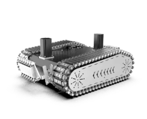 <b>Commercial</b>-Grade Magnetic Tracked Wall-Climbing <b>Robot</b> Chassis 70kg 2x400W AC 200V Power-Wall-Cleaning Equipment - Product Image 1