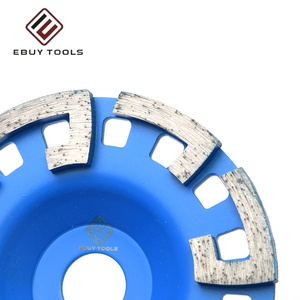 Meule diamantée de qualité supérieure de 5 pouces (125 mm) pour meuleuse d'angle, disque abrasif pour béton, marbre, granit - Product Image 2