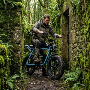 จักรยานเสือภูเขาไฟฟ้า 7 สปีด พร้อมหน้าจอ LCD สำหรับการขี่กลางแจ้งและล่าสมบัติ - Product Image 4